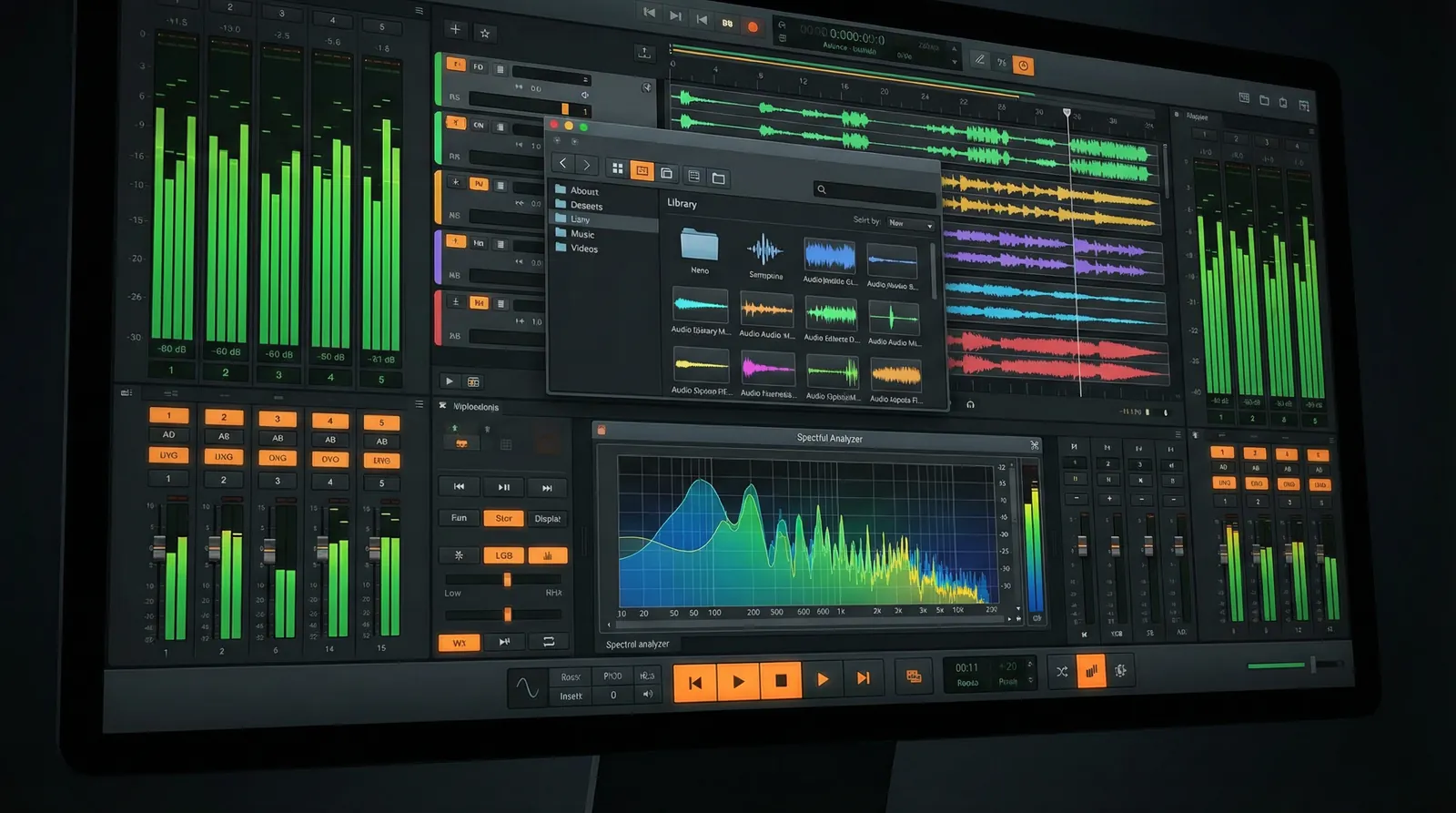 51视频 音效素材库界面展示